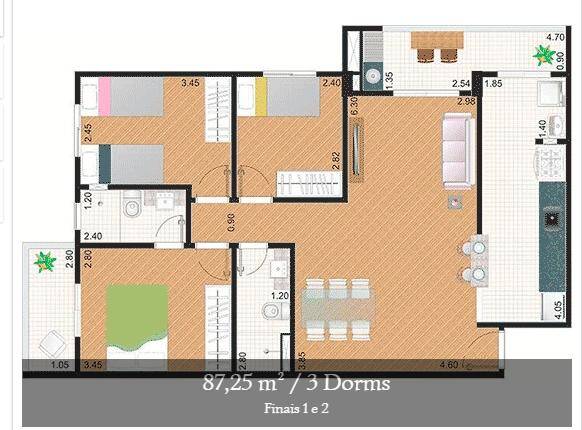 Apartamento à venda com 3 quartos, 89m² - Foto 49